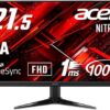 日本エイサー 【Amazon.co.jp限定】 Acer Nitro ゲーミングモニター 21.5インチ VA 非光沢 フルHD 100Hz 1ms(VRB) HDMI ミニD-Sub15 VESAマウント対応 スピーカー内蔵 ヘッドホン端子 AMD FreeSync QG221QHbmiix PC/PS4/Switch向き