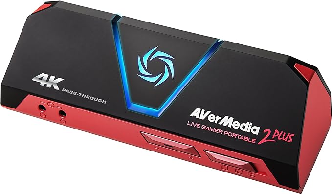 AVerMedia HDMI usb Live Gamer Portable 2 PLUS AVT-C878 PLUS [4Kパススルー対応 ゲームの録画・ライブ配信用キャプチャーデバイス] DV478 macOS