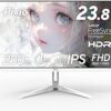 Pixio PX248 Wave White ゲーミングモニター 23.8インチ 200Hz FHD Fast IPS スピーカー内蔵