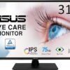 【Amazon.co.jp限定】ASUS モニター Eye Care VA329HE-J 31.5インチ / フルHD (1920 x 1080) / IPS / HDMIx2 / 75Hz / ブルーライト軽減/フリッカフリー/VESA対応 / 4年保証 / 国内正規品